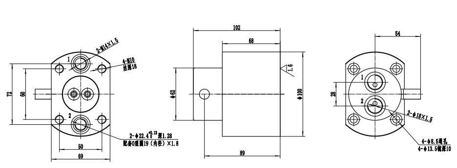yhz-2-2回转接头6