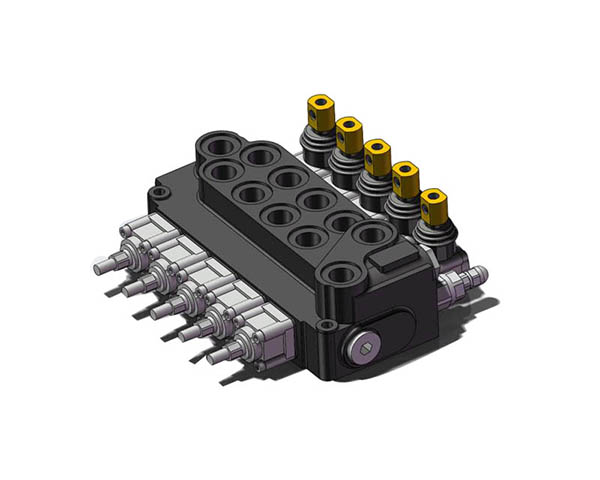 Composition of valve block system