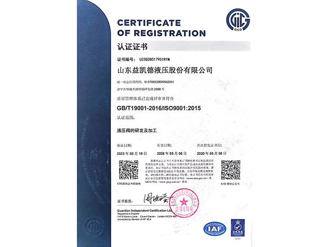 质量管理体系认证（中文）